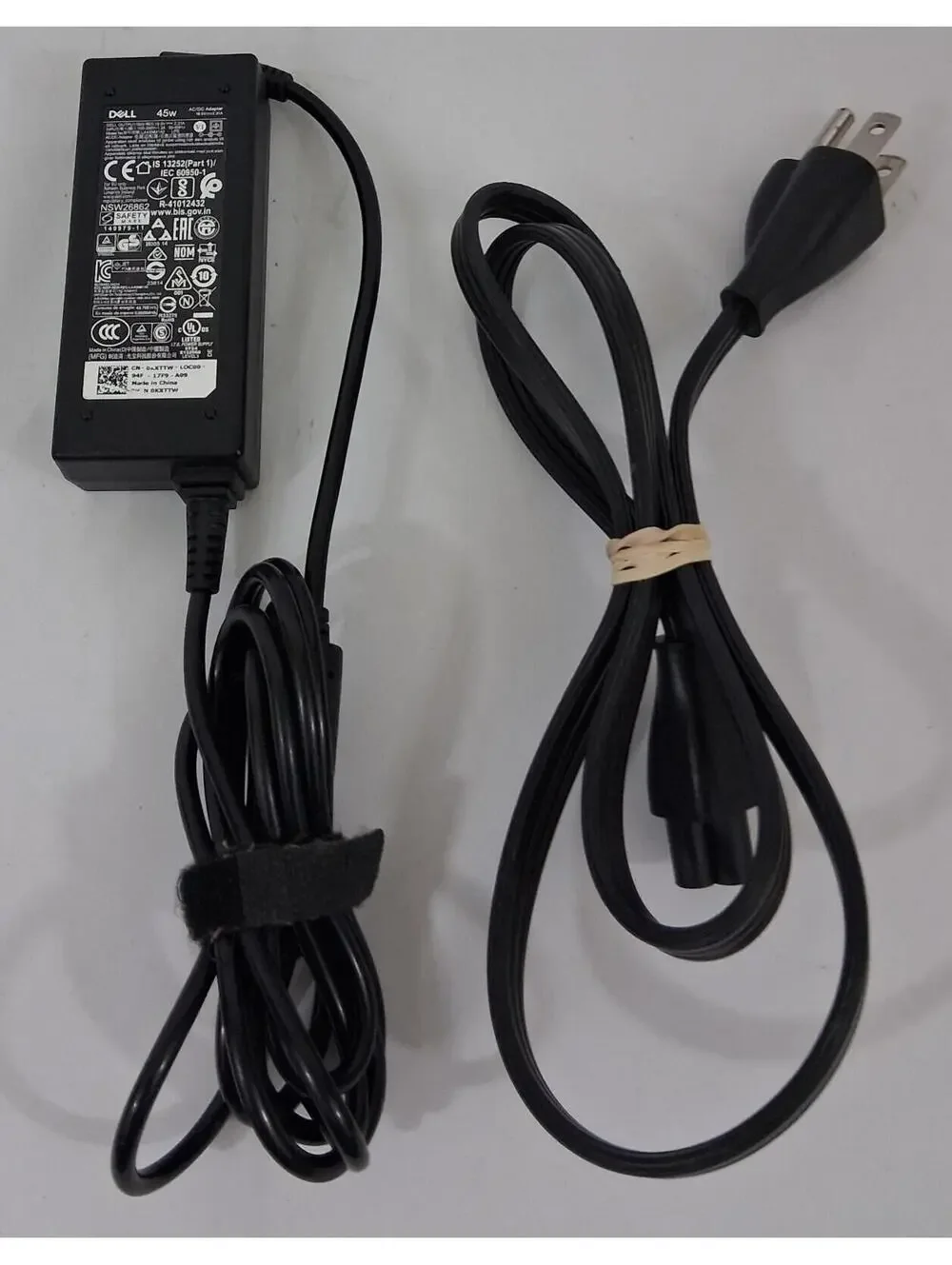 Dell OEM 45w LA45NM140 Laptop AC/DC Adapter In 100-240V Out 19.5VDC TESTED
